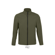SOL'S Race Men - softshell zipzáros dzseki (army, S) munkaruha