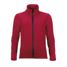 SOL'S Race Women - softshell zipzáros dzseki (paprika, 2XL) munkaruha