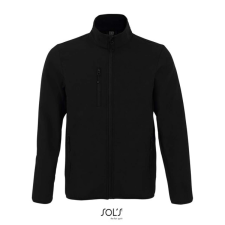 SOL'S Radian Men - softshell zipzáros dzseki (black, M) munkaruha