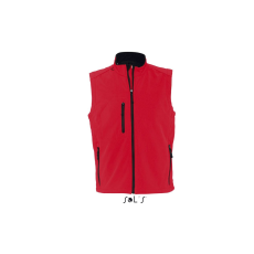 SOL'S Rallye Men - softshell mellény (paprika, L)