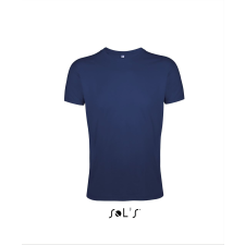 SOL'S Regent Fit - férfi környakú testhezálló póló (french navy, 2XL) munkaruha