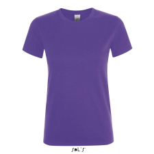 SOL'S Regent - női környakú póló (dark purple, 2XL) munkaruha