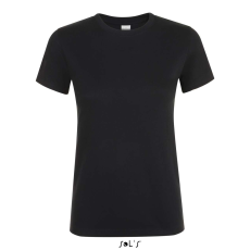 SOL'S Regent - női környakú póló (deep black, S)