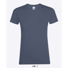 SOL'S Regent - női környakú póló (denim, M) női póló