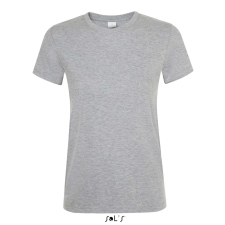 SOL'S Regent - női környakú póló (grey melange, 2XL) munkaruha