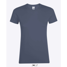 SOL'S Regent - női környakú póló (navy, M)