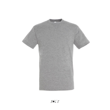 SOL'S Regent - unisex környakú póló (grey melange, XL) munkaruha