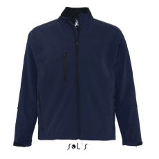 SOL'S Relax - férfi softshell zipzároszáros dzseki (abyss blue, 2XL)