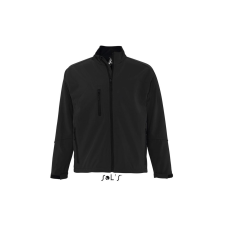 SOL'S Relax - férfi softshell zipzároszáros dzseki (black, L) munkaruha