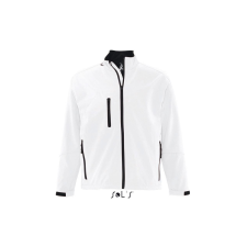 SOL'S Relax - férfi softshell zipzároszáros dzseki (white, 2XL) munkaruha
