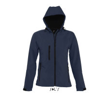 SOL'S Replay Women - kapucnis softshell dzseki (french navy, M) munkaruha