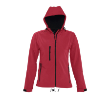 SOL'S Replay Women - kapucnis softshell dzseki (paprika, M) munkaruha