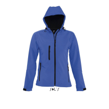 SOL'S Replay Women - kapucnis softshell dzseki (royal kék, S) munkaruha