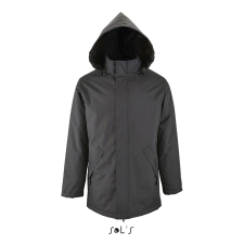 SOL'S Robyn - unisex bélelt dzseki (charcoal, S) munkaruha
