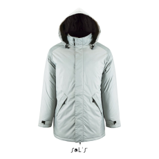SOL'S Robyn - unisex bélelt dzseki (Storm Grey, 3XL)