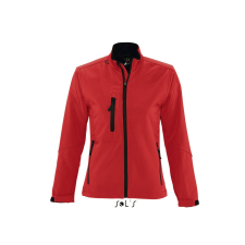 SOL'S Roxy -női softshell zipzároszáros dzseki (paprika, 2XL) munkaruha
