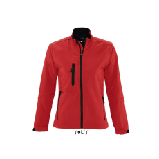 SOL'S Roxy -női softshell zipzároszáros dzseki (paprika, L)