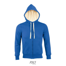 SOL'S Sherpa - unisex zipzáros pulóver sherpa béléssel (royal kék, XL) munkaruha