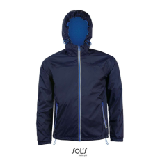 SOL'S Skate - unisex bélelt széldzseki (navy/royal blue, XS)