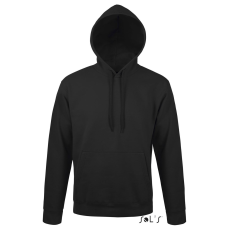 SOL'S Snake - unisex kapucnis pulóver (black, L)