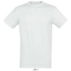 SOL'S SOL&- 039;S REGENT unisex kereknyakú rövid ujjú pamut póló SO11380, Ash-S