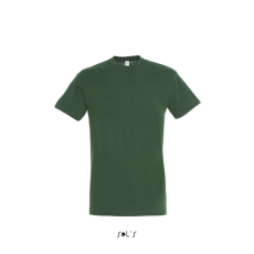 SOL'S SOL&- 039;S REGENT unisex kereknyakú rövid ujjú pamut póló SO11380, Bottle Green-S