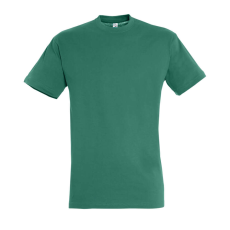 SOL'S SOL&- 039;S REGENT unisex kereknyakú rövid ujjú pamut póló SO11380, Emerald-2XL