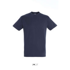 SOL'S SOL&- 039;S REGENT unisex kereknyakú rövid ujjú pamut póló SO11380, French Navy-S