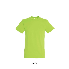 SOL'S SOL&- 039;S REGENT unisex kereknyakú rövid ujjú pamut póló SO11380, Lime-XS