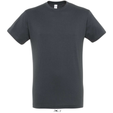 SOL'S SOL&- 039;S REGENT unisex kereknyakú rövid ujjú pamut póló SO11380, Mouse Grey-2XL