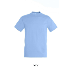 SOL'S SOL&- 039;S REGENT unisex kereknyakú rövid ujjú pamut póló SO11380, Sky Blue-XL