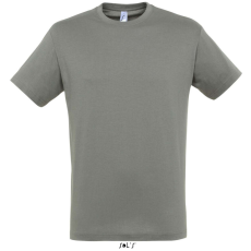 SOL'S SOL&- 039;S REGENT unisex kereknyakú rövid ujjú pamut póló SO11380, Zinc-2XL
