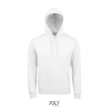 SOL'S SOL&- 039;S unisex kapucnis pulóver SO02991, White-2XL férfi pulóver, kardigán