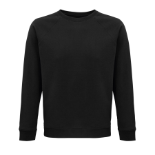 SOL'S Space - unisex környakú pulóver (black, M) munkaruha