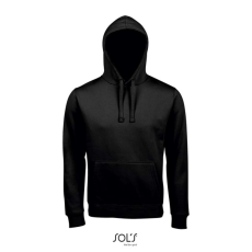 SOL'S Spencer - kapucnis pulóver (black, L)