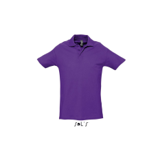 SOL'S Spring II - férfi piké póló (dark purple, XL)