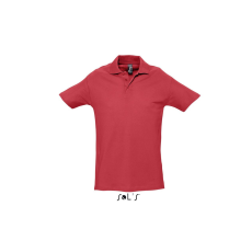 SOL'S Spring II - férfi piké póló (red, 3XL)