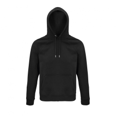 SOL'S Stellar - unisex kapucnis pulóver (black, XL)