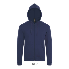 SOL'S Stone - unisex zipzáros, kapucnis pulóver (french navy, L) munkaruha
