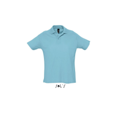 SOL'S Summer II - férfi póló (atoll blue, L) munkaruha