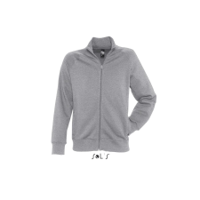 SOL'S Sundae - férfi zipzáros dzseki (deep grey melange, 2XL) munkaruha