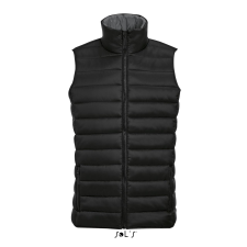 SOL'S Wave Men - mellény (black, M) munkaruha