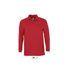 SOL'S Winter II - férfi galléros póló (red, XL)