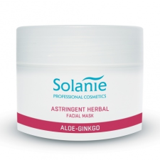 Solanie Aloe Gingko gyógynövényes összehúzó pakolás, 250 ml arcpakolás, arcmaszk