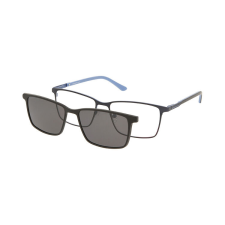 Solano CL 10161D polarizált ClipON szemüvegkeret férfiaknak, fém, kék, 55 mm szemüvegkeret