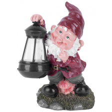  Solar lámpa, törpe, 17x16x27 cm, 1 LED kültéri világítás