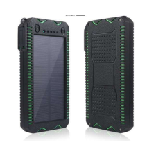 Solar Rásegítésű Powerbank Beépített Szivargyújtóval - 20000 mAh / ZMR-SP-5 power bank