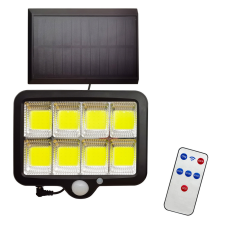  Solar reflektor LED lámpa alkonyat érzékelővel IP44 180lm 6000K + TÁVIRÁNYÍTÓ kültéri világítás