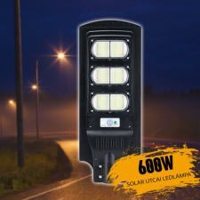 Solar utcai lámpa 600W IP67 kültéri világítás