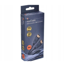SOLIGHT HDMI Összekötő Fekete 3m SSV1203 (SSV1203) kábel és adapter